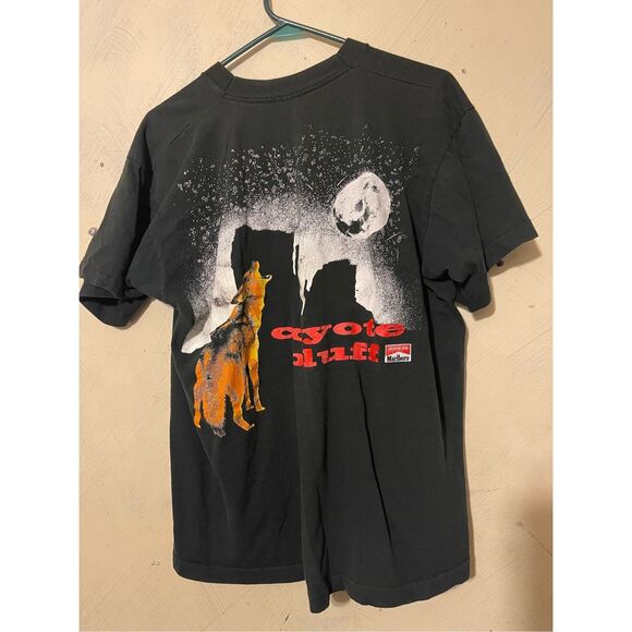 Vintage Marlboro Distressed Grunge Coyote Bluff Tshirt XL - Picture 1 of 9